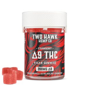 Delta-9 THC Compliant Vegan Gummies - Strawberry